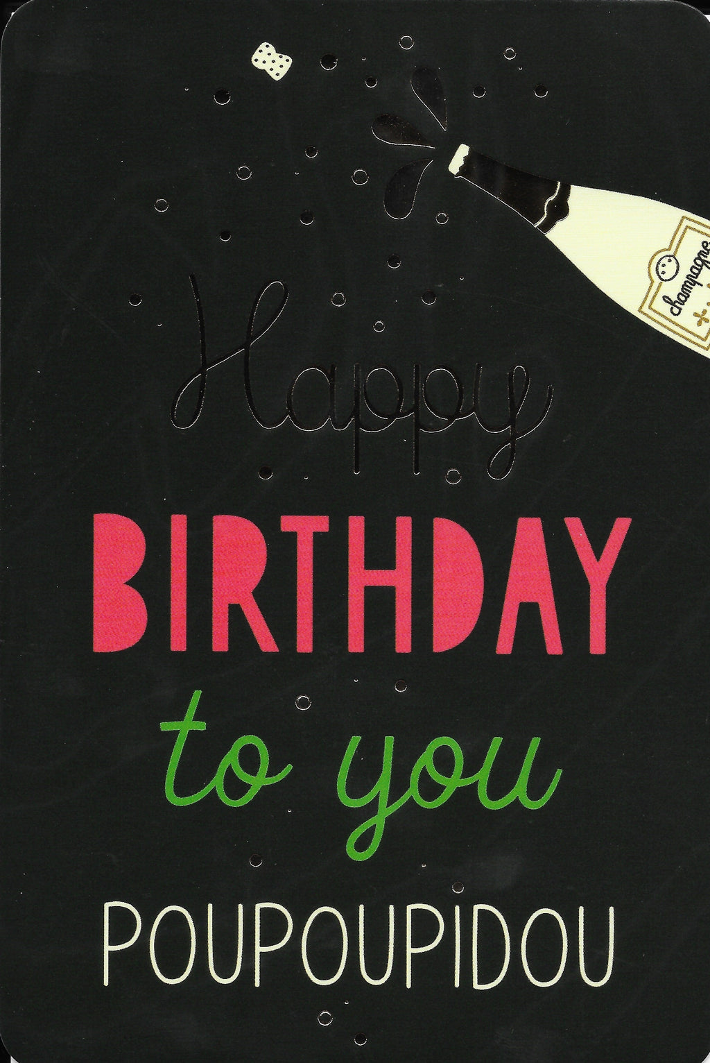 Carte postale - Anniversaire - FO08