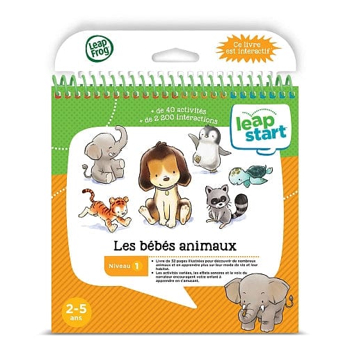 LeapStart - Les bébés animaux - Livre d'activités - Niveau 1