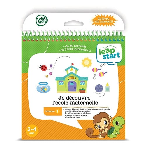 LeapStart - Je découvre l'école maternelle - Livre d'activités - Niveau 1