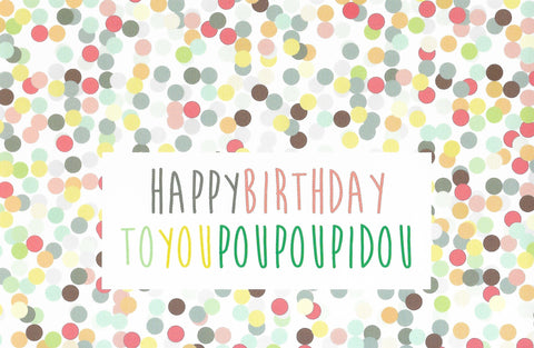 Carte postale - Anniversaire - HN04