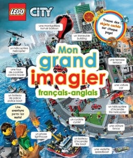 Mon grand imagier français-anglais - Lego city