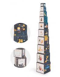 Cubes empilables - Les moustaches